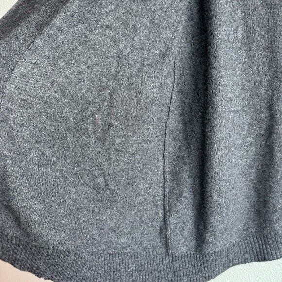 Charter Club 100% Cashmere Gray Open Front Cardigan Duster Size 1X - Picture 5 of 10